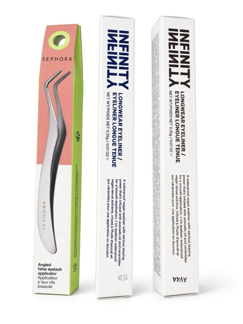 Milk Makeup 3-Pc Lot Infinity Eyeliner Time Limitless + Sephora Lash Applicator